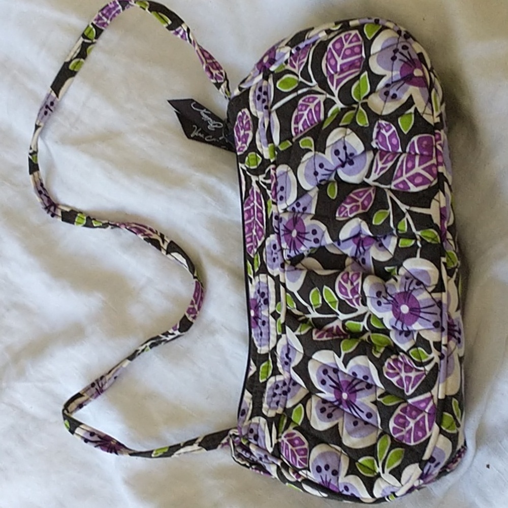 Vera Bradley Plum Petals Crossbody Bag